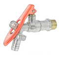 High quality Brass double handle bibcock tap tork solenoid valve electronics